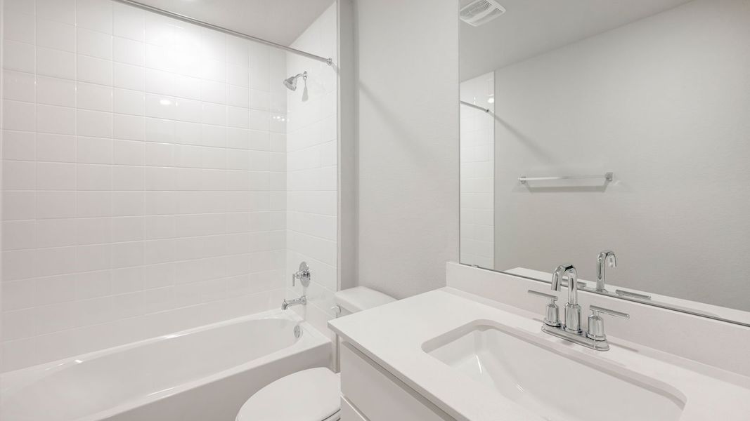Furnished interior view inside a new home in Carillon, Manor (Image 10).