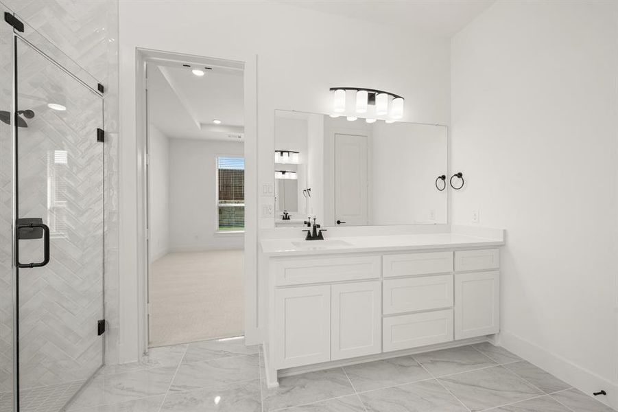 Furnished interior view inside a new home in Birdsong - Harwood, Mansfield (Image 14).