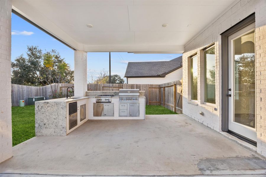 Exterior details and patio area of a home in , Richmond (Image 28). Exterior details and patio area of a home in , Richmond (Image 28).