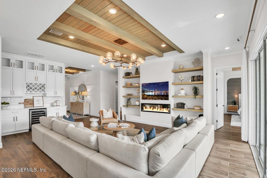 Furnished interior view inside a new home in , Flagler Beach (Image 22).