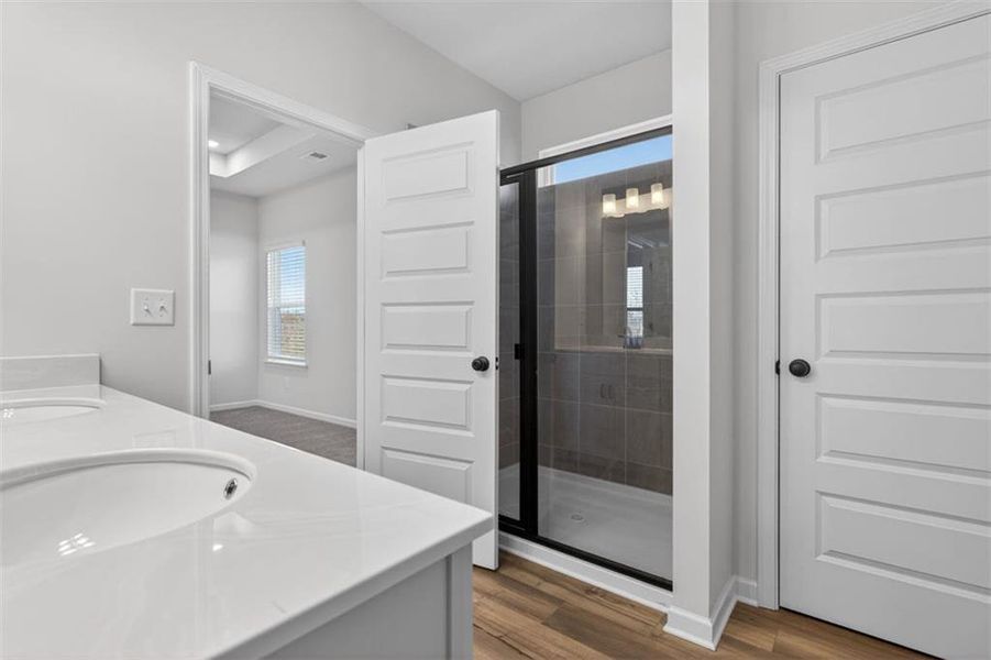 Furnished interior view inside a new home in Franklin Manor, Lawrenceville (Image 18).