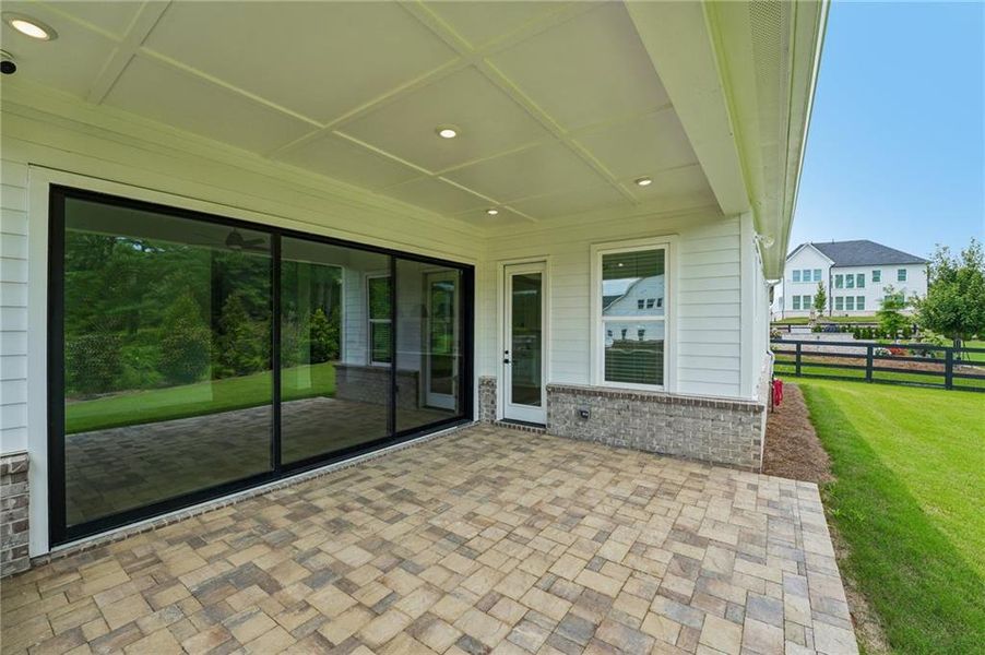 Exterior details and patio area of a home in , Cumming (Image 24).