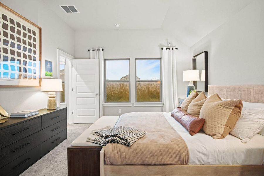 Furnished interior view inside a new home in Trinity Ranch, Elgin (Image 21).
