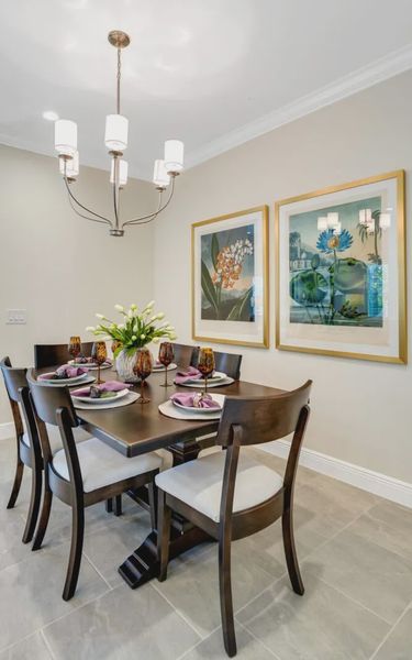 Representative furnished interior of a home built from the Dream 2 by Neal Communities in SkySail, Naples (Image 17).