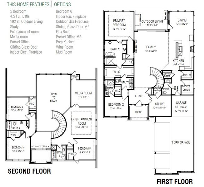 2D floor plan layout for the Lakewood – 65' by Chesmar Homes in The Grove Frisco, Frisco, TX (Image 3). 2D floor plan layout for the Lakewood – 65' by Chesmar Homes in The Grove Frisco, Frisco, TX (Image 3).
