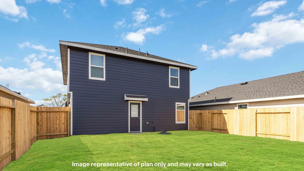 Representative exterior details of a home built from the Fallow by D.R. Horton in Deer Meadows, Odessa (Image 3).