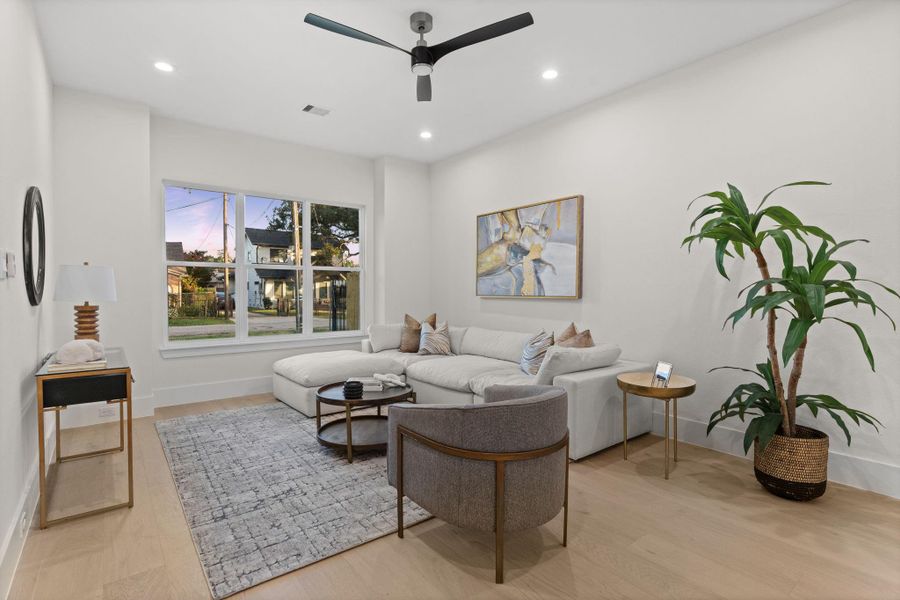 Furnished interior view inside a new home in , Houston (Image 15). Furnished interior view inside a new home in , Houston (Image 15).