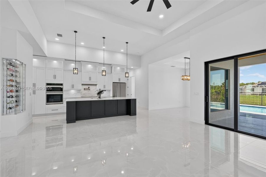 Furnished interior view inside a new home in , Cape Coral (Image 52).