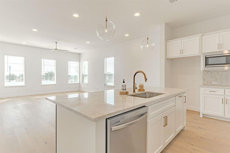 Furnished interior view inside a new home in , Aledo (Image 11).