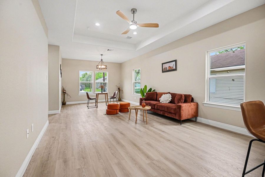 Furnished interior view inside a new home in , La Marque (Image 15).