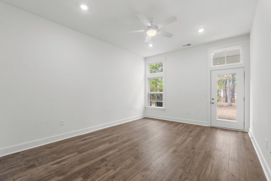 Spacious, unfurnished interior of a new home in Long Bay Golf Club, Longs (Image 18).