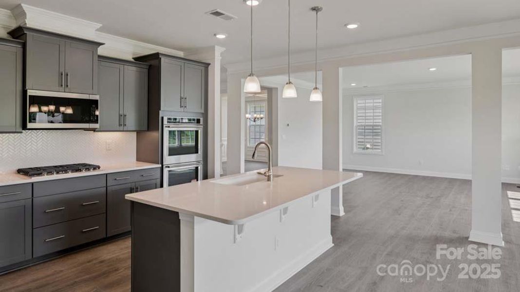 Furnished interior view inside a new home in Sylvan Creek, Denver (Image 5).