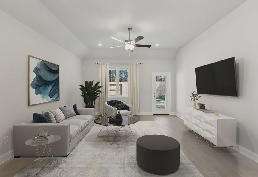 Plan 3029 Great Room - Staged - 7 of 16