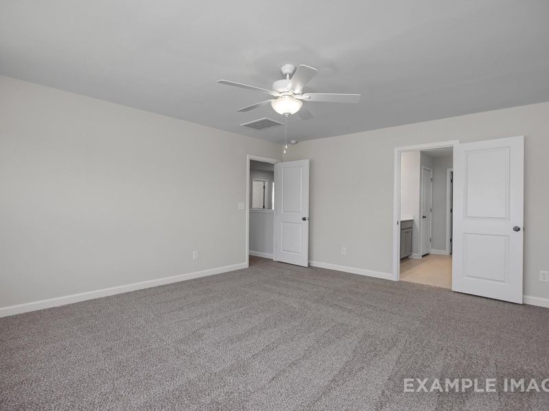 Representative unfurnished interior of a home built from the The Hickory II D by Davidson Homes LLC in Addison West, Holly Springs (Image 14).