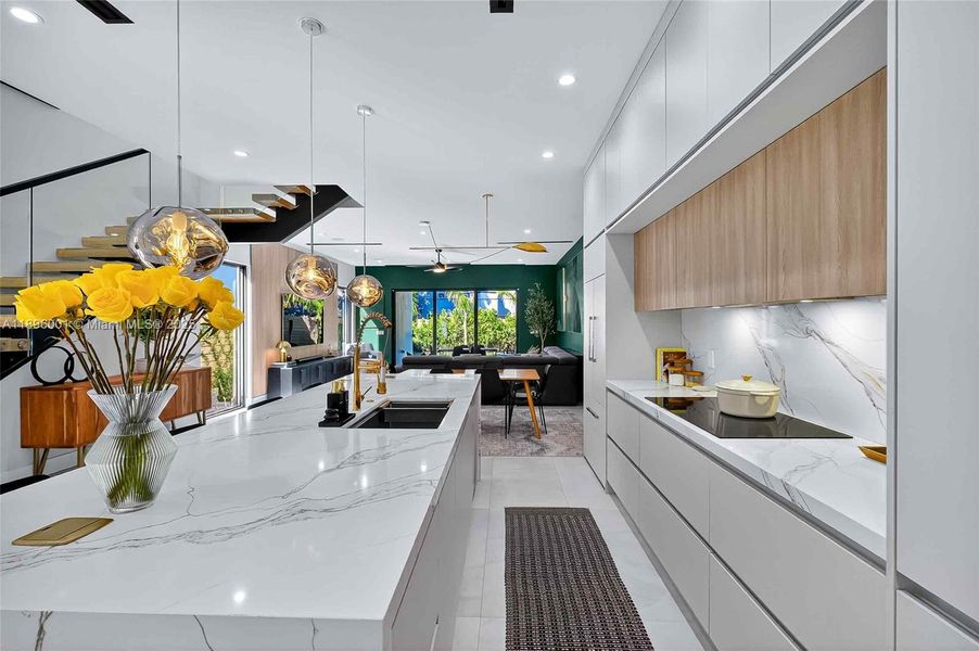 Furnished interior view inside a new home in , Fort Lauderdale (Image 30).