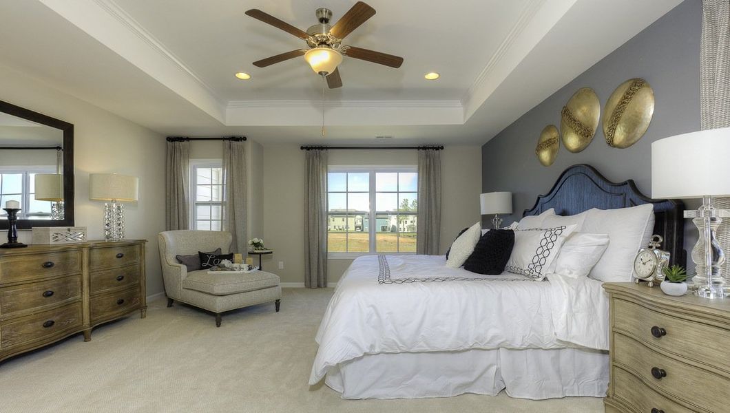 Representative furnished interior of a home built from the Verwood by D.R. Horton in Chumley Estates, Reidville (Image 34).