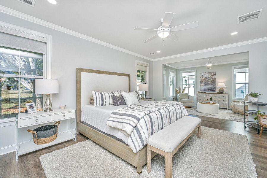 Furnished interior view inside a new home in , Awendaw (Image 16).