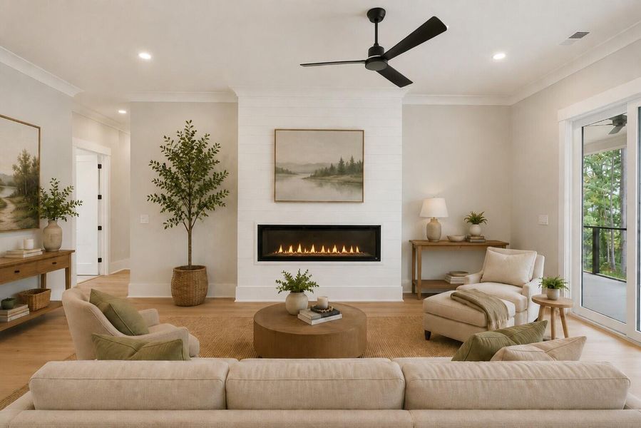 Furnished interior view inside a new home in , Moncks Corner (Image 11).