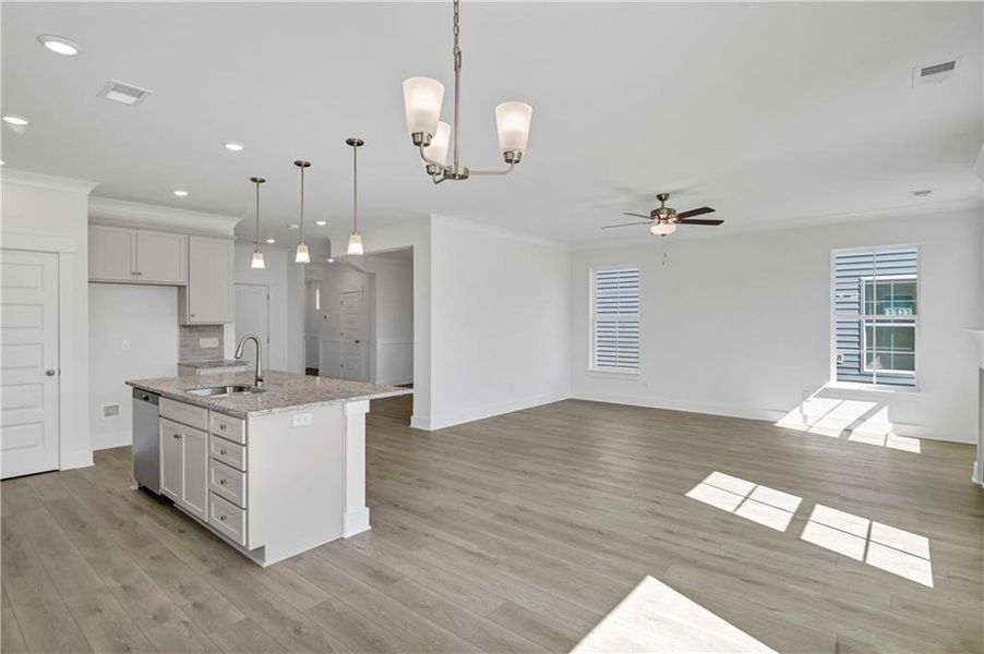 Spacious, unfurnished interior of a new home in Villas at Dawsonville, Dawsonville (Image 33).