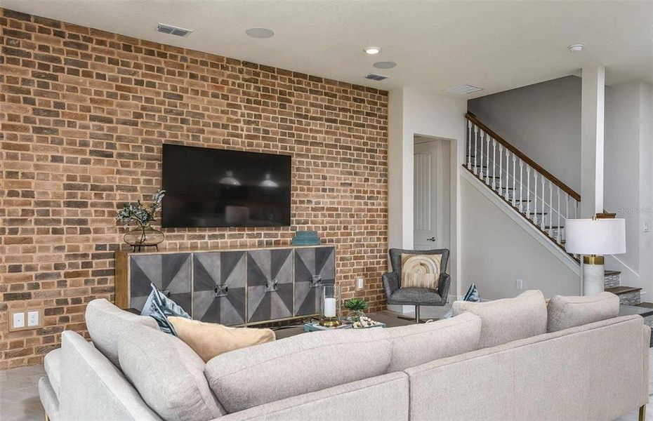 Furnished interior view inside a new home in Tohoqua, Kissimmee (Image 21). Furnished interior view inside a new home in Tohoqua, Kissimmee (Image 21).
