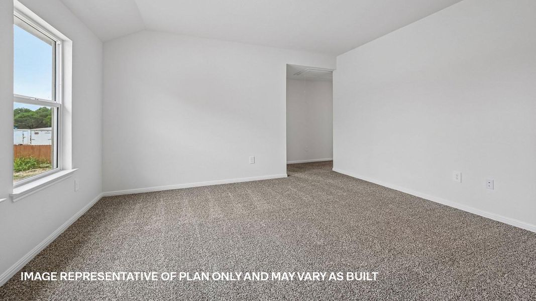 Representative unfurnished interior of a home built from the The Nicole by D.R. Horton in Bar W Ranch, Leander (Image 28).