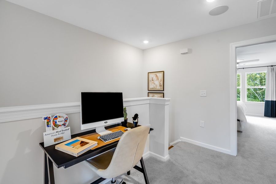 Furnished interior view inside a new home in Magnolia Townes, Wendell (Image 11).