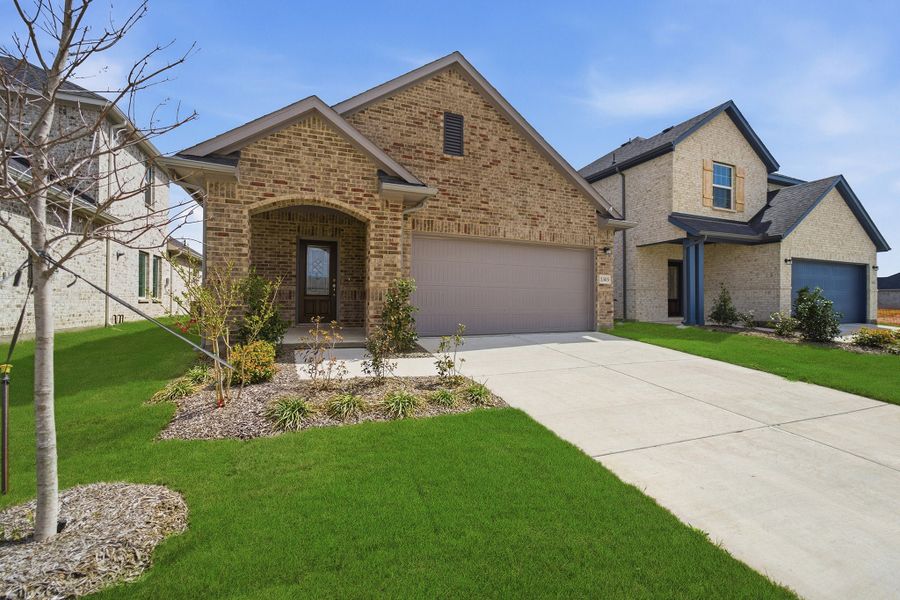 Front exterior of a new home in Westridge, McKinney, TX, highlighting curb appeal (Image 30).