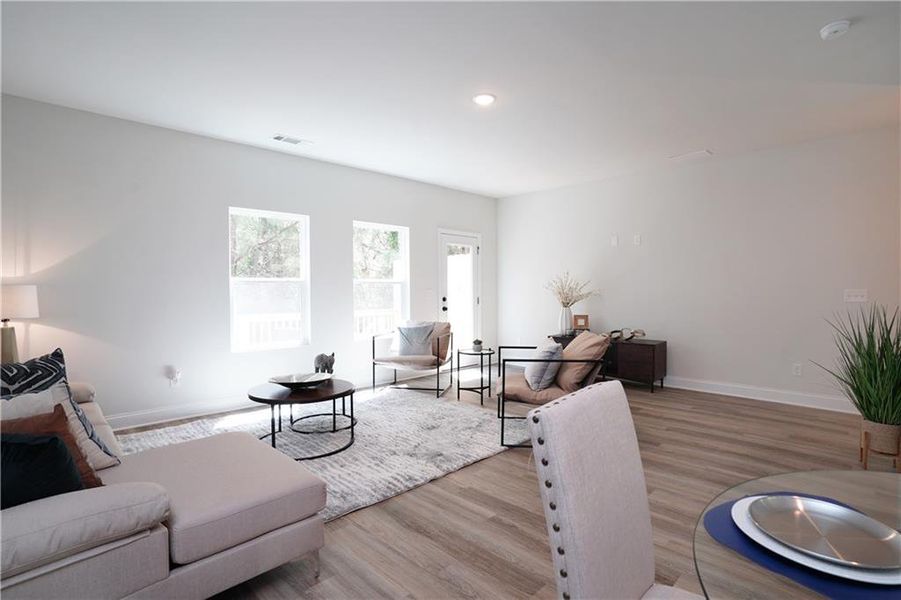 Furnished interior view inside a new home in , Stone Mountain (Image 5).