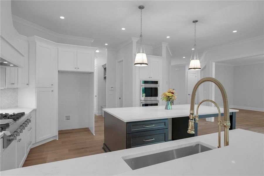 Furnished interior view inside a new home in , Atlanta (Image 4).
