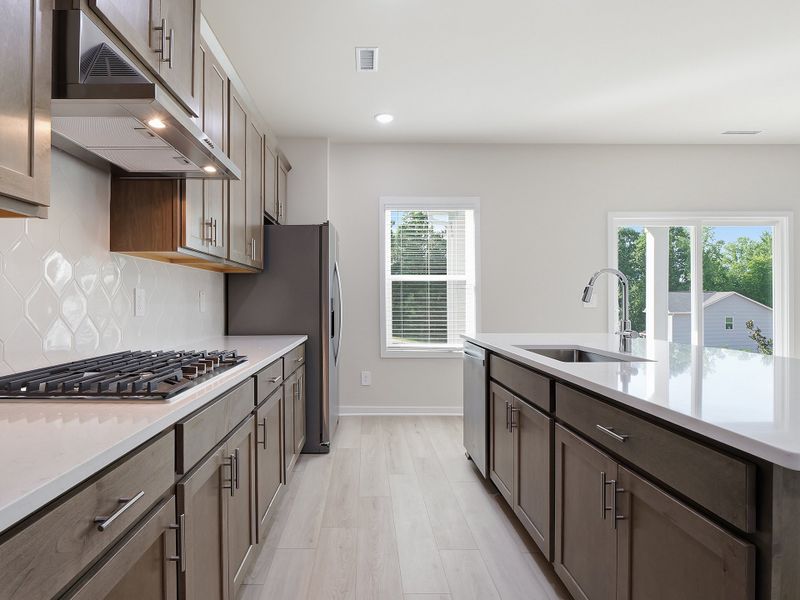 Furnished interior view inside a new home in Cadence Meadows, Zebulon (Image 4).