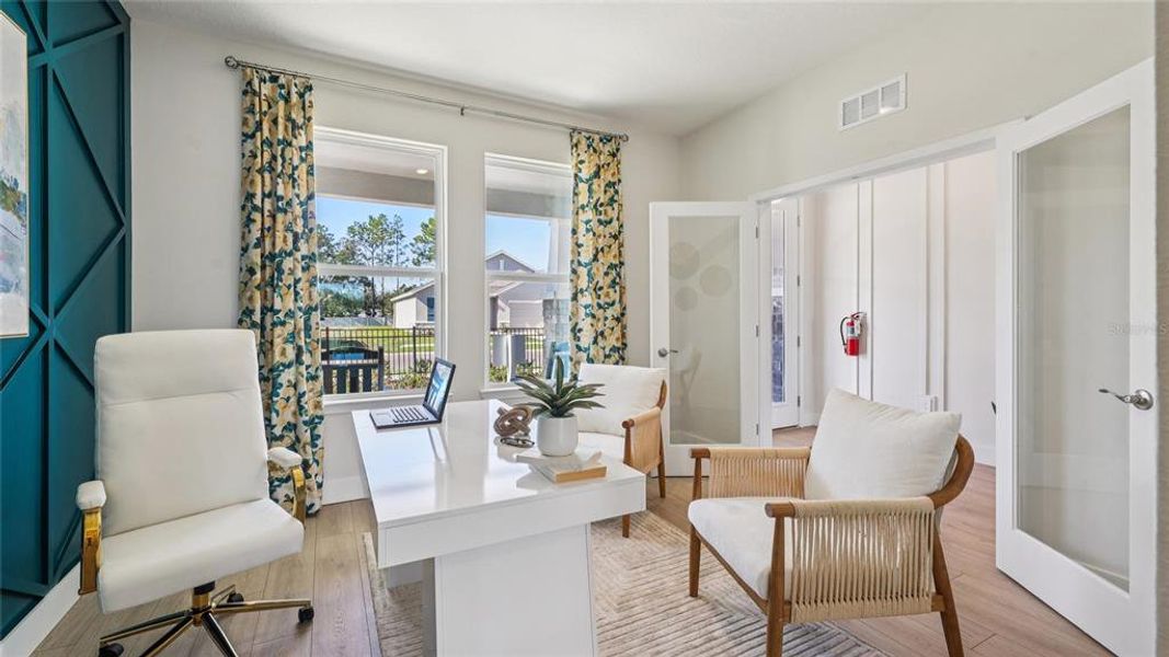 Furnished interior view inside a new home in Briarwood, Alachua (Image 12).