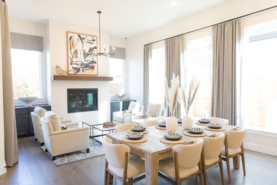 Representative furnished interior of a home built from the 6011 by Tradition Homes in Mustang Lakes, McKinney (Image 18).