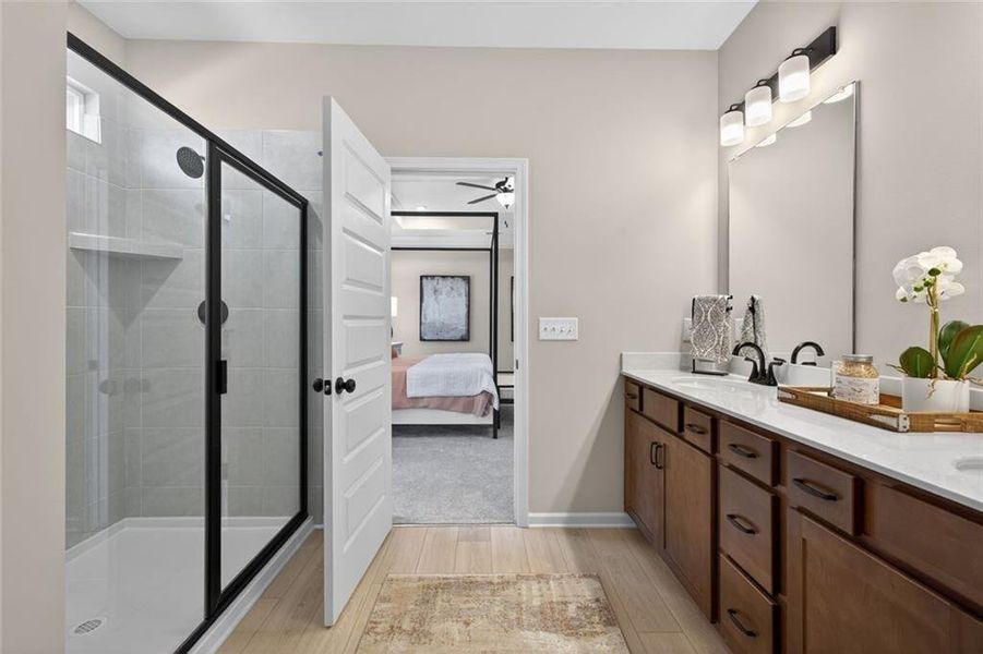 Furnished interior view inside a new home in Laurel Creek, Calhoun (Image 26).