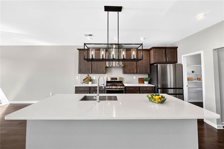 Furnished interior view inside a new home in The Reserve At Liberty Park, Braselton (Image 16).