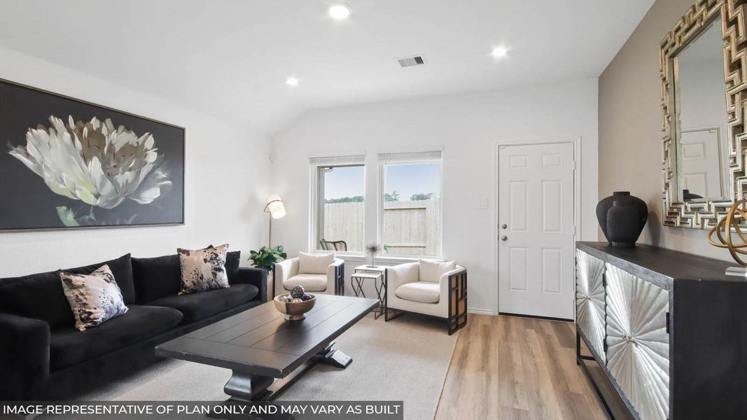 Furnished interior view inside a new home in , Crosby (Image 10).