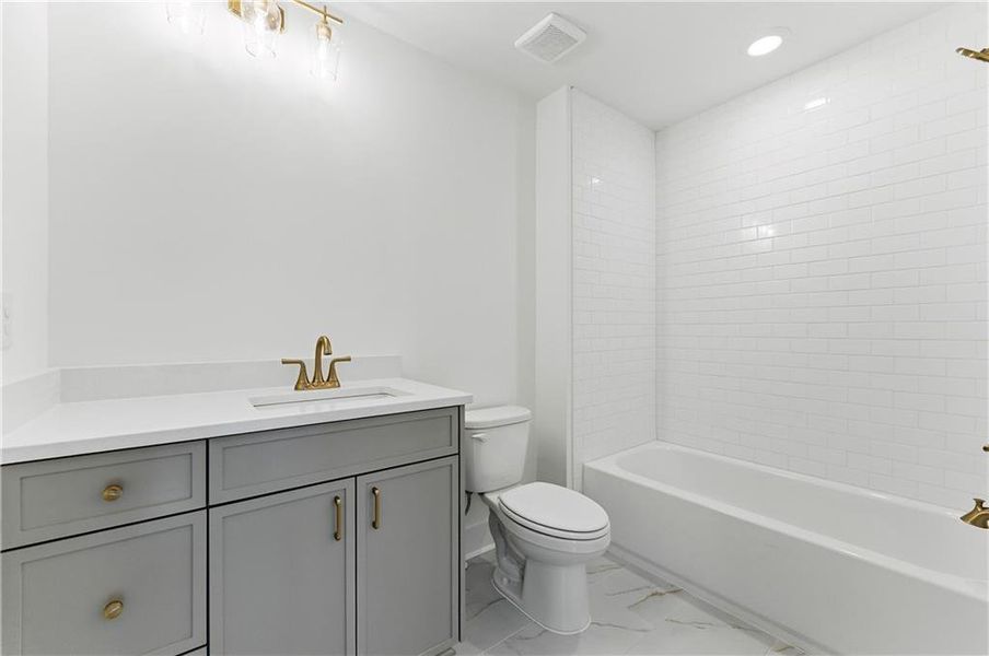 Furnished interior view inside a new home in , Cumming (Image 9).