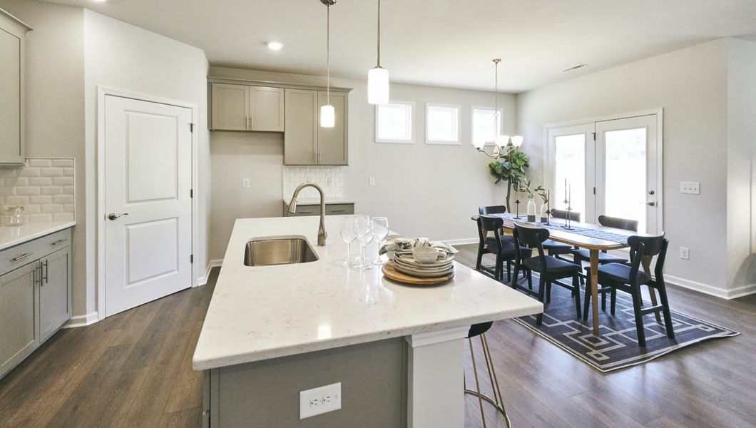 Representative furnished interior of a home built from the Dover by D.R. Horton in Quarry Hills - Freedom, Swepsonville (Image 25).