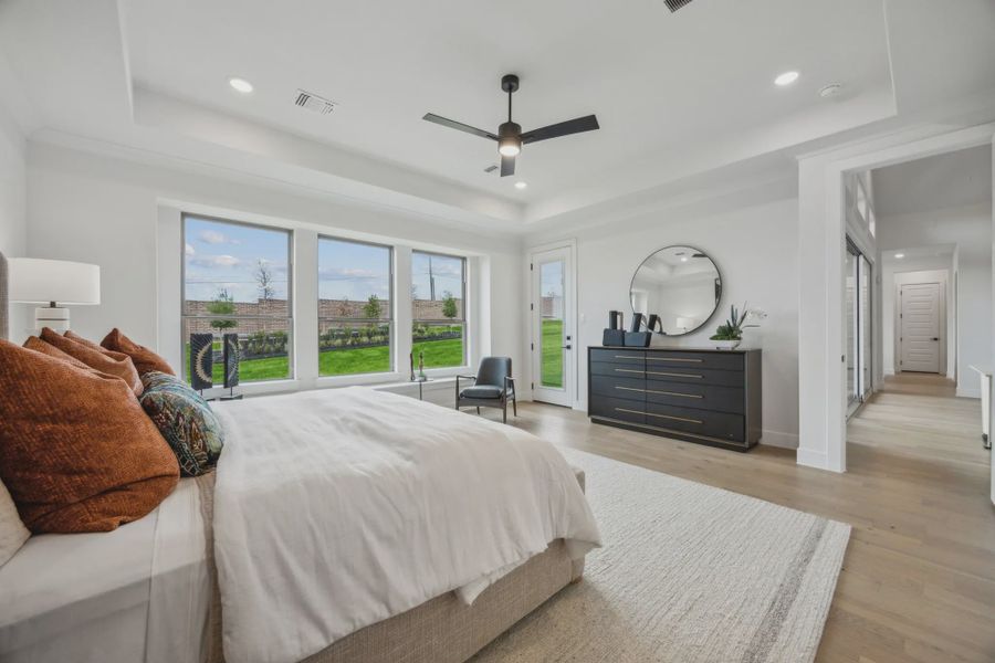 Representative furnished interior of a home built from the Tirana by Chesmar Homes in The Vines, Haslet (Image 8). Representative furnished interior of a home built from the Tirana by Chesmar Homes in The Vines, Haslet (Image 8).