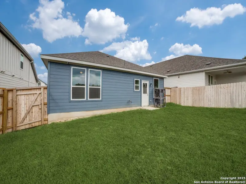 Exterior details and patio area of a home in Corley Farms, Boerne (Image 3). Exterior details and patio area of a home in Corley Farms, Boerne (Image 3).