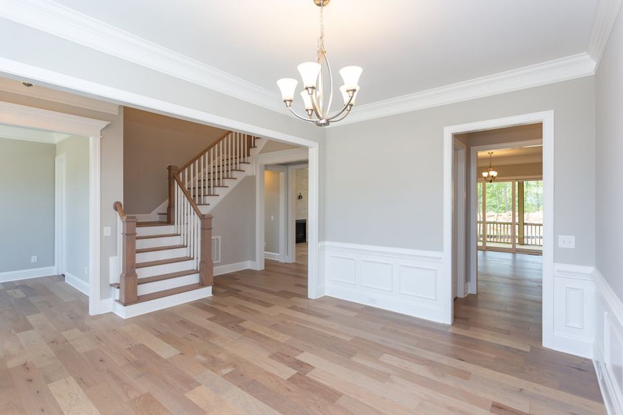 Representative unfurnished interior of a home built from the Statesville by Caruso Homes in Sauls Landing, Zebulon (Image 88). Representative unfurnished interior of a home built from the Statesville by Caruso Homes in Sauls Landing, Zebulon (Image 88).