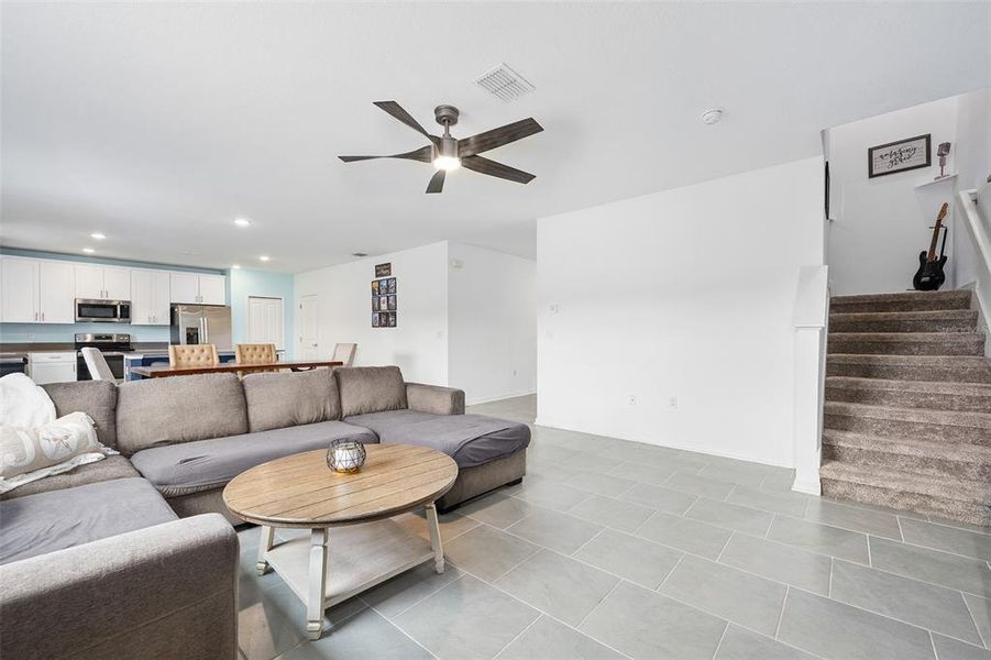 Furnished interior view inside a new home in , Daytona Beach (Image 10). Furnished interior view inside a new home in , Daytona Beach (Image 10).