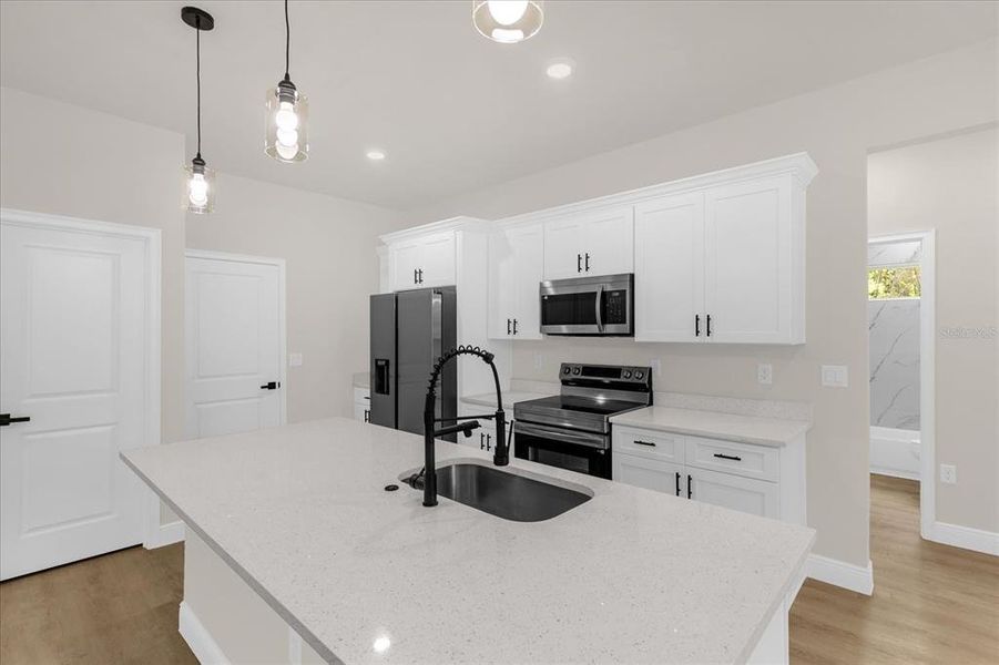 Furnished interior view inside a new home in , Homosassa (Image 11).