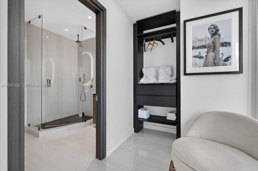 Furnished interior view inside a new home in , Miami (Image 17).