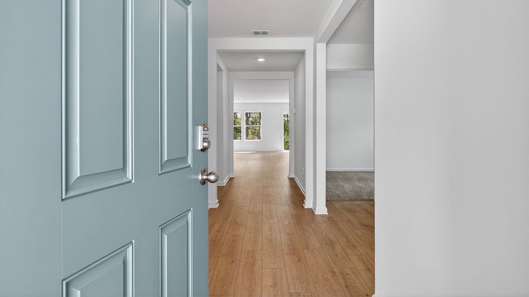 Representative unfurnished interior of a home built from the Aria+ by D.R. Horton in The Arbors, Jacksonville (Image 10).