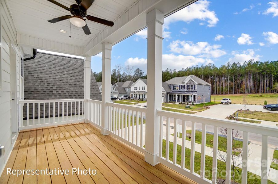 Exterior details and patio area of a home in Rone Creek, Waxhaw (Image 21).