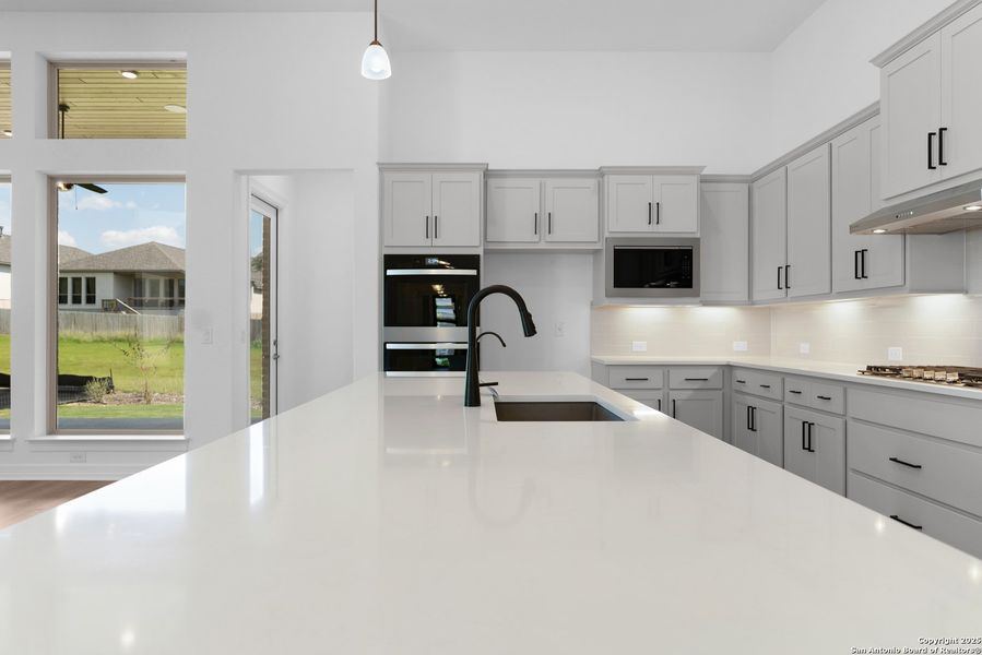 Furnished interior view inside a new home in Ranches at Creekside, Boerne (Image 12). Furnished interior view inside a new home in Ranches at Creekside, Boerne (Image 12).