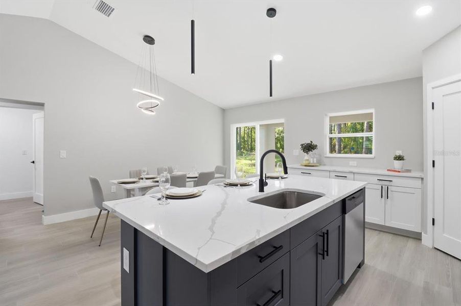 Furnished interior view inside a new home in , Citrus Springs (Image 17).