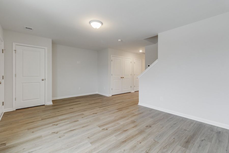 Spacious, unfurnished interior of a new home in Astoria, Columbia (Image 14). Spacious, unfurnished interior of a new home in Astoria, Columbia (Image 14).