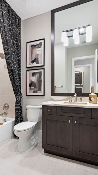 Furnished interior view inside a new home in Cresswind Palm Beach at Westlake, Westlake (Image 12).