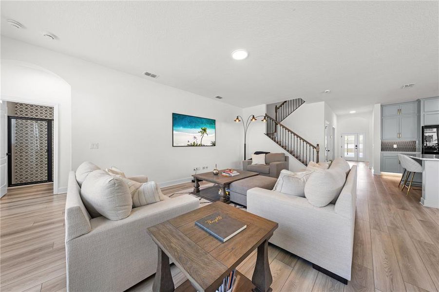 Furnished interior view inside a new home in Eden at Crossprairie, St. Cloud (Image 37).